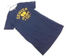 Champion チャンピオン プリント Tシャツ ワンピース sizeL/濃紺 ■◆ レディースのサムネイル