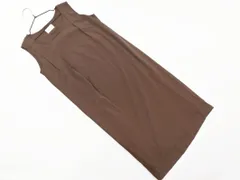 Harrods ハロッズ ノースリーブ ワンピース size1/茶 ■◆ レディースのサムネイル