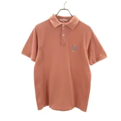 Pierre Cardin ピエールカルダン 半袖 ポロシャツ M ピンク系 鹿の子 メンズ 古着のサムネイル
