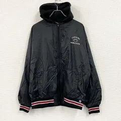 80s～　RUSSELL　ラッセル　フルジップナイロンジャケット　サーマルライナー　ヴィンテージ　黒　ブラック　XLサイズ　古着【値引き交渉OK！】のサムネイル