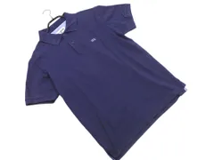 BILLABONG ビラボン 襟 ロゴ プリント ポロシャツ sizeL/ネイビー ■◆ メンズのサムネイル