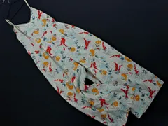 CHILD WOMAN チャイルドウーマン Dot and Stripes 総柄 キャミソール サロペット オーバーオール sizeF/グレー ■◆ レディースのサムネイル