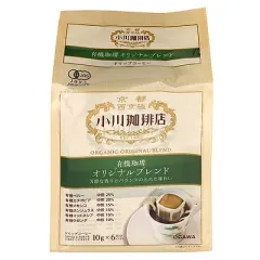 小川珈琲　有機珈琲 オリジナルブレンド ドリップコーヒー( 10g 6杯分 ) 個包装 ドリップバッグ 中煎りのサムネイル