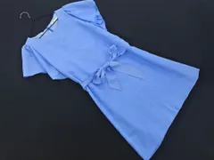 Rope Picnic ロペピクニック フレアスリーブ ウエストリボン付き ワンピース size38/水色 ■◆ レディースのサムネイル