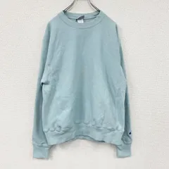 Champion チャンピオン リバースウィーブ スウェット/トレーナー 目無し 無地 ヘビーウエイト 水色 ライトブルー Mサイズ 古着【値引き交渉OK!】のサムネイル