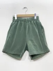 REMI RELIEF レミレリーフ SP加工 裏毛ショーツ スウェット ショートパンツ ダメージ加工 ハーフ パンツ sizeS/緑 ■◆メンズのサムネイル