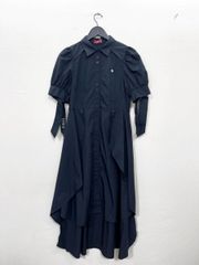 dazzlin ダズリン POLO BCS コラボ 24SS ヘムレイヤードシャツ     ワンピース sizeS/紺■■◎レディース