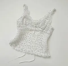 ドット シースルー シフォン ビスチェのサムネイル