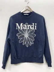 Mardi Mercredi マルディメクルディ ロゴ ホワイト 刺繍 スウェット sizeONE/紺 ■■レディースのサムネイル