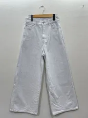 IENA イエナ コットン ワイド デニムパンツ size36/S-M相当/白 ■■レディースのサムネイル