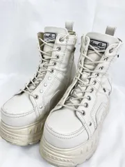 YOSUKE ヨースケ 総柄 スニーカー ブーツ sizeM23.0-23.5相当/白  ■■レディースのサムネイル