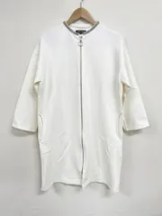 DUAL VIEW デュアルビュー ジップアップ カットソー ワンピース size42L/白 ■■◎レディースのサムネイル