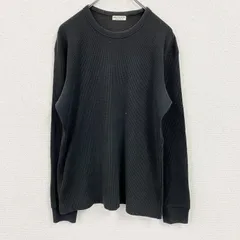 BEAUTY&YOUTH UNITED ARROWS　長袖Tシャツ/サーマルロンT　ワッフル　フェード　黒　ブラック　XLサイズ　古着【値引き交渉OK！】のサムネイル