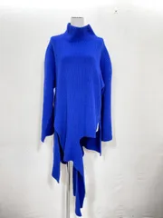 ENFOLD エンフォルド オーバーサイズ ニット size38M/青◆■◎レディースのサムネイル