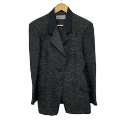 ISSEYMIYAKE(イッセイミヤケ) ジャケット サイズL レディース - 黒×白 長袖/秋/冬のサムネイル