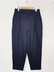 COMME des GARCONS コムデギャルソン テーパード タックパンツ ウール100% sizeS/黒  ■■◎メンズのサムネイル