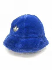 adidas アディダス SPRT フェイクファー バケット ハット sizeF/青  ◆■ レディースのサムネイル