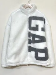 GAP ギャップ ボア ブルゾン ジャケット sizeM/白  ◆■ メンズのサムネイル