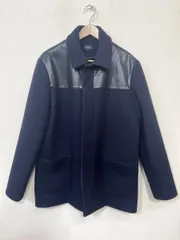 A.P.C. アーペーセー ドンキージャケット ウール100% ブルゾン ジャケット sizeL/紺  ◆■◎メンズのサムネイル