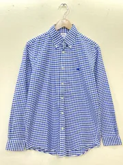 BROOKS BROTHERS ブルックスブラザーズ ギンガムチェック カジュアルシャツ Regent Fit ボタンダウン シャツ sizeS/青 ■■◎メンズのサムネイル