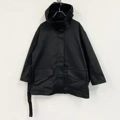 UNIQLO C　ユニクロ　シー　ハーフコート/フーディー　黒　ブラック　古着【値引き交渉OK！】のサムネイル
