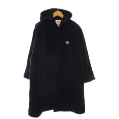 ダントン DANTON ロングコート アウター フーディ ロゴワッペン 36 紺 ネイビー /CX ■GY18のサムネイル