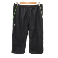 アンダーアーマー UNDER ARMOUR スポーツウェア パンツ 七分丈 ロゴ XL 黒 ブラック /JSのサムネイル