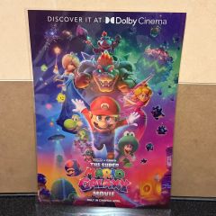 ザ・スーパーマリオギャラクシー・ムービー 特典A3特殊加工ポスター+