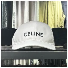 【新品】CELINE セリーヌ ロゴﾞ刺繍ｷｬｯﾌﾟ 白 XLのサムネイル