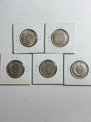 旭日50銭銀貨　美品セット　まとめ売り　５枚　銀貨 旭日50銭銀貨 5枚セット 明治 大正 銀貨 本物 美品 - メルカリ