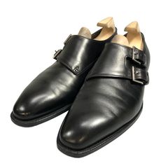 ジョンロブ チャペル ダブルモンク ミュージアムカーフ ブラウン 6E