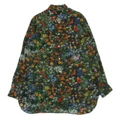 Stella McCartney ステラマッカートニー ボタニカルフラワー 花柄 キュプラ 長袖 シャツ グリーン系 38【美品】【中古】のサムネイル