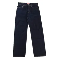 KENZO ケンゾー FD65DP3316A1 RINSE ASAGAO STRAIGHT JEANS ストレート ジーンズ ボタンフライ デニム パンツ インディゴブルー系 US32【中古】のサムネイル