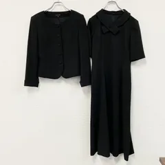 YUKI TORII　ユキトリイ　冠婚葬祭セットアップ/喪服　ワンピース　黒　ブラック　９サイズ　古着【値引き交渉OK！】のサムネイル