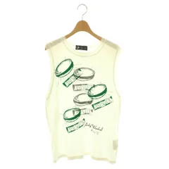 アンディウォーホル バイ ヒステリックグラマー ANDY WARHOL by HYSTERIC GLAMOUR ハンバーガープリントコットンノースリーブ Tシャツ カットソー F 白 ホワイト /NR ■OSのサムネイル