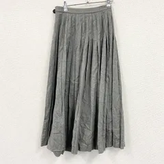 BEAMS BOY　ビームスボーイ　巻きスカート/プリーツスカート　灰色　グレー　1サイズ　古着【値引き交渉OK！】のサムネイル