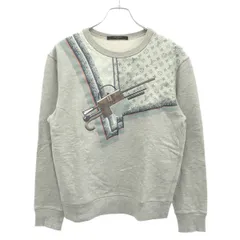 LOUIS VUITTON ルイヴィトン 17AW モノグラムスウェットトレーナー RM172 DDL HDY78W グレー XSのサムネイル