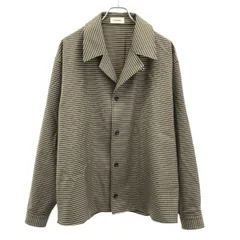 THE RERACS ザ リラクス 25SS CHECK OPEN COLLAR SHIRT チェックオープンカラーシャツ 25SS-REBL-472-2-J ベージュ系 48のサムネイル