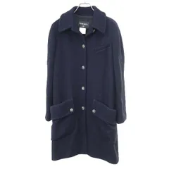 CHANEL シャネル 2008AW コート P33927V24522 ネイビー 34のサムネイル