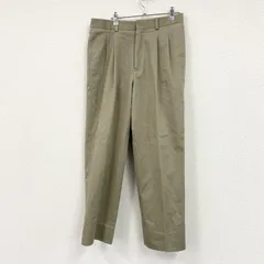 L.L.Bean　エルエルビーン　テーパードパンツ　ジップフライ　ワークパンツ　ベージュ　古着【値引き交渉OK！】のサムネイル