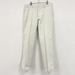 LACOSTE　ラコステ　テーパードパンツ　ジップフライ　白　ホワイト　82サイズ　古着【値引き交渉OK！】のサムネイル