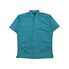 90s 00s Ralph Lauren BOB CAMP パッチワーク ボタンダウン 半袖