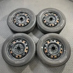 バリ山!! 23年製 155/65R13 イエローハットPB プラクティバ 三菱 ekワゴン H81W H82W 日産オッティ H91W H92W スチールホイール 夏タイヤ【1646Y】のサムネイル