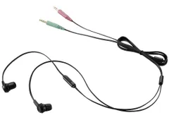 【新品】ELECOM ヘッドセット（両耳耳栓タイプ） HS-EP12BKのサムネイル