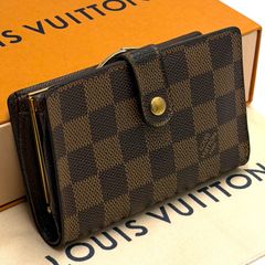 ルイヴィトン ダミエ エベヌ ポルトモネビエ ヴィエノワ 二つ折り財布
