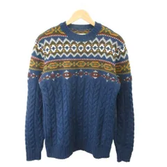 リーバイス Levi's ニット セーター M マルチカラー フェアアイル柄 長袖 ウール /RY ■GY75のサムネイル