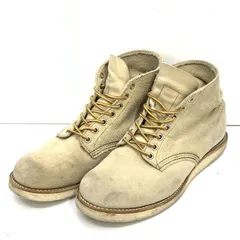 【中古】★RED WING スウェード プレーントゥブーツ ベージュ UK6 1/2 8167　レッドウイング[92]のサムネイル