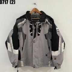 希少 SPYDER スパイダー フリースジャケット ニット Y2K テック系 黒