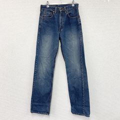 14-112 リーバイス 無地 デニムパンツ ストレート W28L30 S 青 - メルカリ