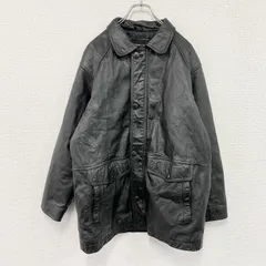 D'HOMME A HOMME　ドムアオム　レザージャケット/レザーコート　黒　ブラック　Mサイズ　古着【値引き交渉OK！】のサムネイル